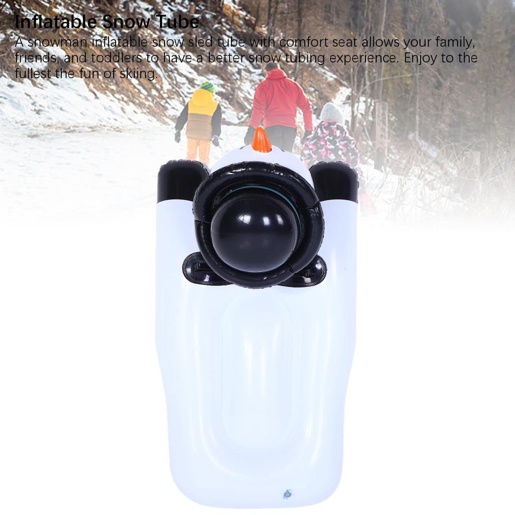 Asixxsix Snow Tube, High-Durability Inflatable Snow Sled, Easy to Use and Carry, Safety Handle, Kids Snow Tube, Winter Toy for Boys and Girls,