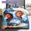 Back to Future Pattern Bedding Quilt Set Quilt Cover Pillowcase Home Decoration Gift (1 * duvet cover + 2 * pillowcase, without core)