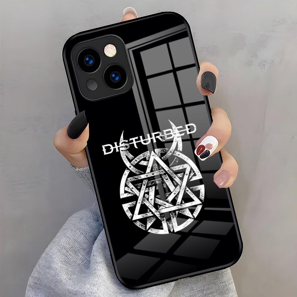 DisturbedS Band Phone Case For IPhone 17 Air Pro Max 16 15 14 13 11 Plus Glass Cover