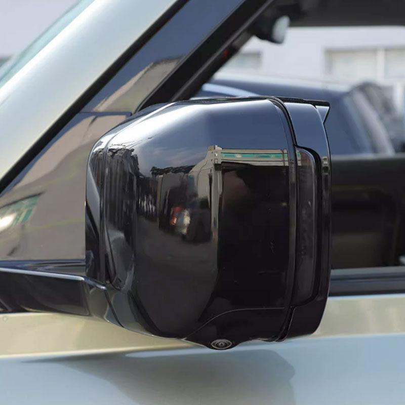 2pcs ABS Rearview Mirror Rain Block Frame Trim Cover Accessories For Land Rover Defender 90 110     2024