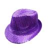 Maškarní Jazz Hat Flitry Dance Performance Hat Fashion Panama Cap Party