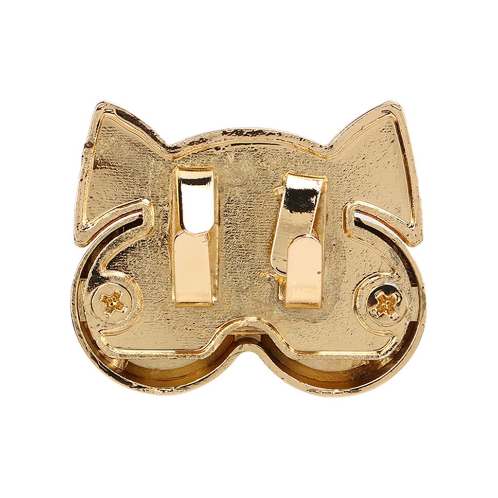 3pcs Thumb Purse Lock Owl Shape Alloy Material Decorative DIY Bag Making Supplies for Suitcases Leather