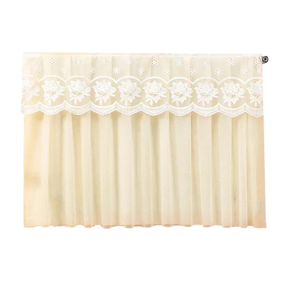 Decorative Lace Dust Cover 60 80 100 150 160 180*70cm Lace Radiator Cover Romantic Aesthetic Breathable Fabric