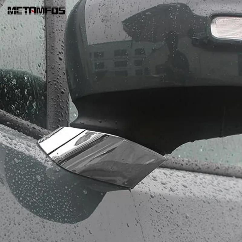Accessories For Jeep Renegade 2015- 2024 2025 Chrome Rearview Side Door Mirror Pillar Strip Molding Trim