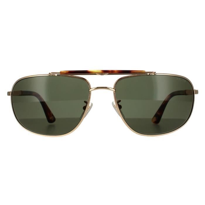 Lunettes de soleil - POLICE - SPLD44 Origins 45 349 - Or brillant - Vert - Homme