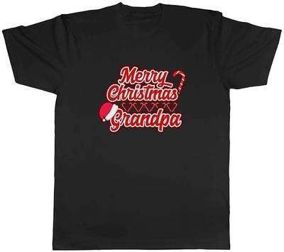 Merry Christmas Grandpa Mens Unisex T-Shirt Tee