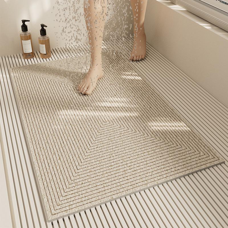 

Моющийся Нескользящий Коврик для Ванной - Грязеотталкивающий, Легко Чистящийся, Полый Дизайн, Накладка для Ног 80*120cm