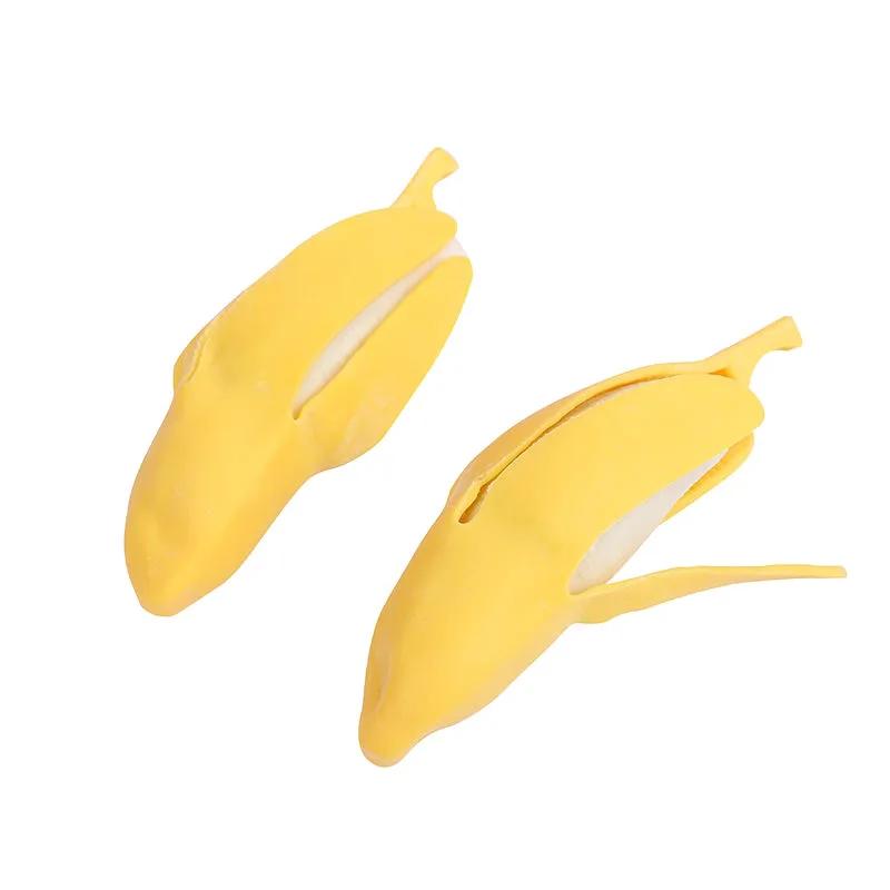Süßes Bananen-Quetschspielzeug, Stressabbau-Fidget-Spielzeug für Erwachsene & Kinder, Weiches, langsam aufgehendes sensorisches Spielzeug zur Angstlinderung, Partygeschenk & Geschenk