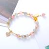 Natural Strawberry Crystal Bracelet Bangles Women Fashion Jewelry Accessories Gift