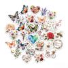 1030Pcs Kawaii Butterfly Plants Colored Pvc Adhesive Stickers Aesthetic Diy Phone Laptop Luggage Skateboard Graffiti Decals