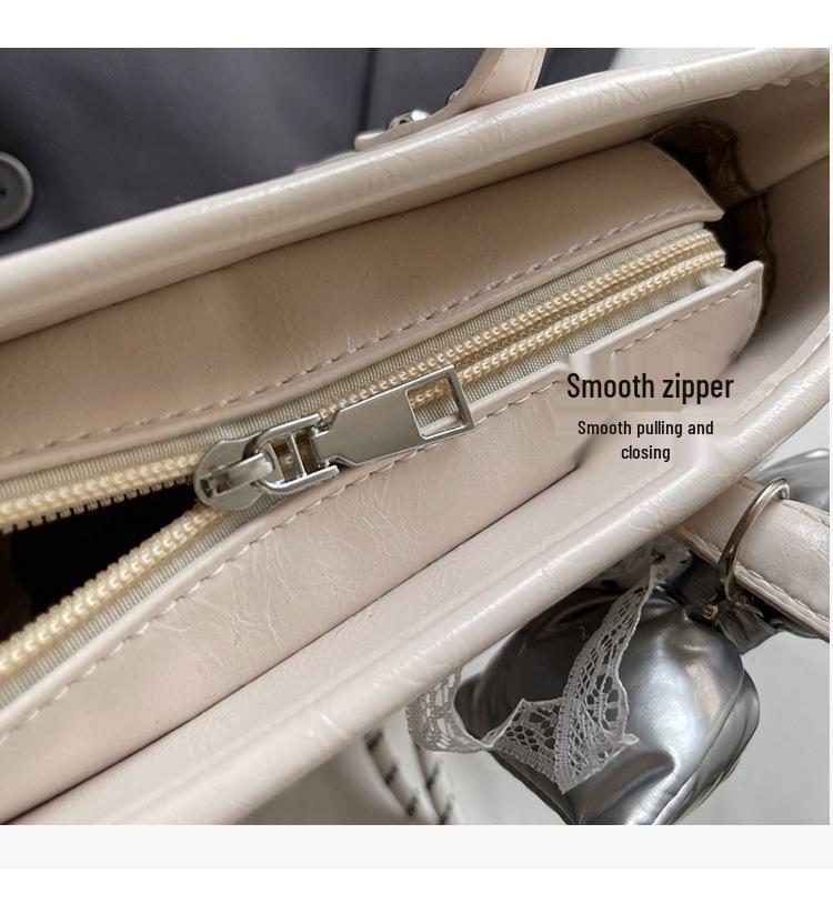 2025 Fashion Bowknot Basket Handbag - High-End Textured Crossbody Bag