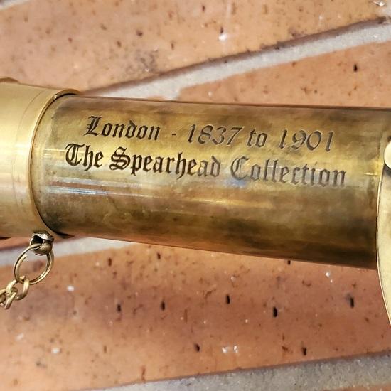 Vintage Style Telescope Tripod Stand Antique Brass