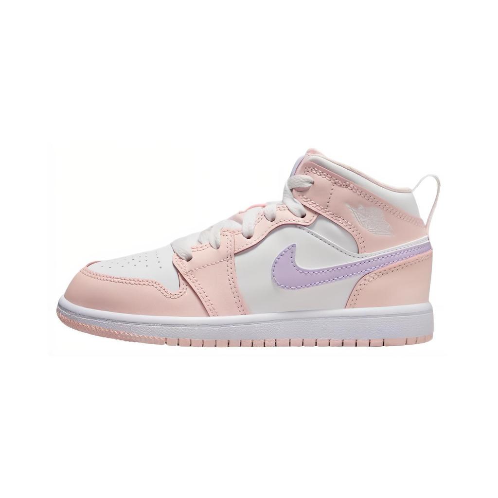 New Jordan Kids Jordan 1 Mid "Pink Wash" Sneakers FD8781-601