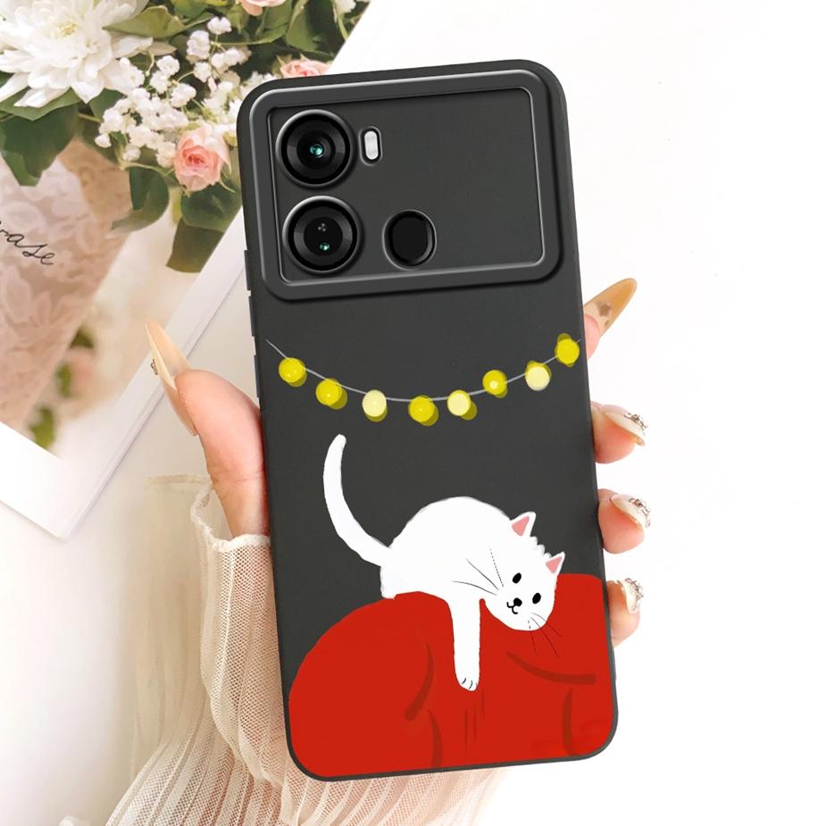 For Itel P40 Plus Case P683L Cute Rabbit Cartoon Cover Soft Silicone Phone Case For Itel P40 P 40 ItelP40 P40+ Back Cover Fundas