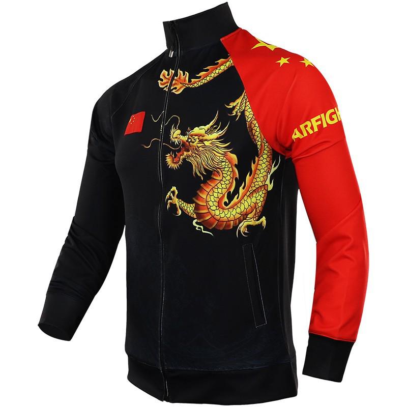 Soft Monkey Quick-Dry MMA Training Jacket - Spring/Autumn Fitness Muay Thai Boxing Outerwear