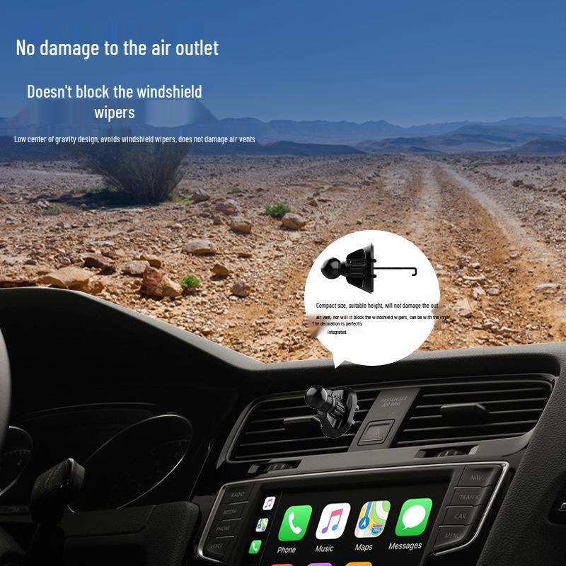 

Car Air Vent Navigation Phone Mount with Barbed Design
