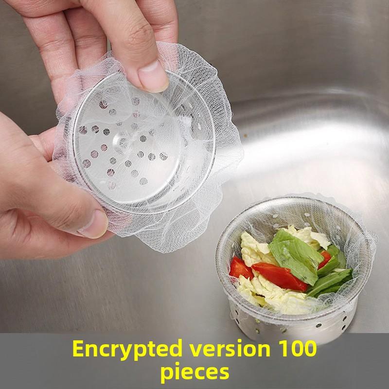 

100 Pcs Disposable Kitchen Sink Strainer 100 pcs