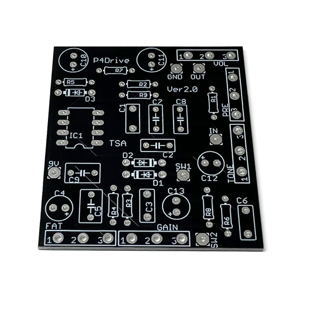 

P4 Drive Original Effects Pedal DIY TS Guitar Effects Pedal DIY Soldering Board, Series, Transparent, Distortion, Board, Electronics,