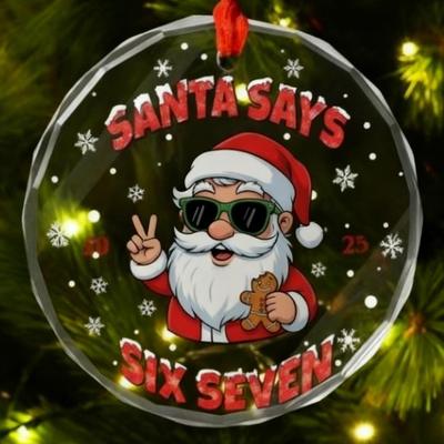 Indoor Christmas Decor Santa Claus Home Decor Clear Round Christmas Tree Decorations For Indoor Outdoor Bedroom Entryway Porch