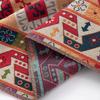 Ethnic Style Fabric Geometric Pattern Yarn Dyed Washable Jacquard Fabric for Home Textile DIY Sewing Background Decoration Cloth