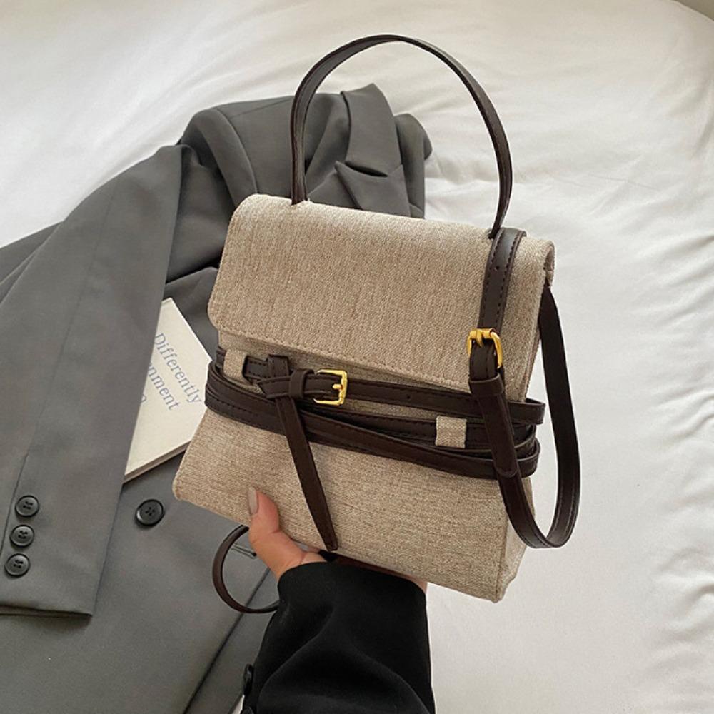 

Вместительная женская сумка с клапаном, винтажная ретро сумка-ведро, элегантная сумка на плечо с ремешком, дорожная кофейный