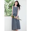 Xinfeiyu 2025 Summer Linen Blend Two-Piece Set