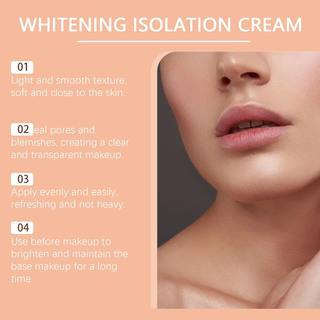 Whitening Brightening Skin Tone, Moisturizing Base, Clear And Hydrated Cream Skin Protective Lotion Oil Control, Brightening Skin And Sun Thre30ml