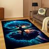 Rug with Tree of Life, Norse Mythology, Yggdrasil, Nature, Cartoon, for Bedroom, Living Room