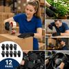 12pairs Anti Slip Safety Work Gloves Heat Resistant Outdoor Cycling Gloves  Household
