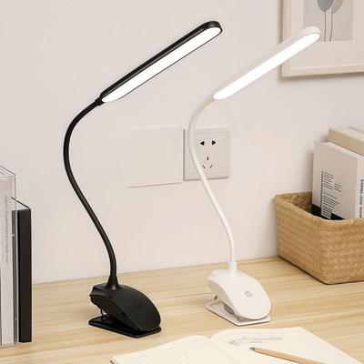 Berührungsgesteuerte Klemm-Schreibtischlampen mit Clip Nacht-Bettlampe LED-Leselicht Für die Nachtbeleuchtung