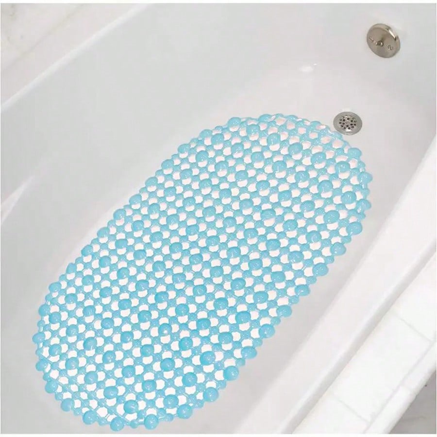1PC PVC Bathroom Non-Slip Mat, Bath Mat, Carpet, Floor Mat With Suction Cup Anti-Slip Pads