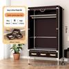 Economical Single-Person Fabric Wardrobe with 3 Storage Boxes, 90CM - Simple, Stylish Organization