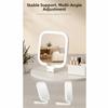 Touch Control Dimmable LED Makeup Mirror Bedroom Dressing Mirror  for Handheld,Tabletop&Travel