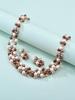 Latest Stylish Design Fancy Pearl Necklace Jewellery Set for Women