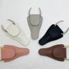 1Pc Hasp Stil V Form Pu Leder Schere Schutz Tasche Nagel Trim Abdeckung Fall Maniküre Pediküre Werkzeuge
