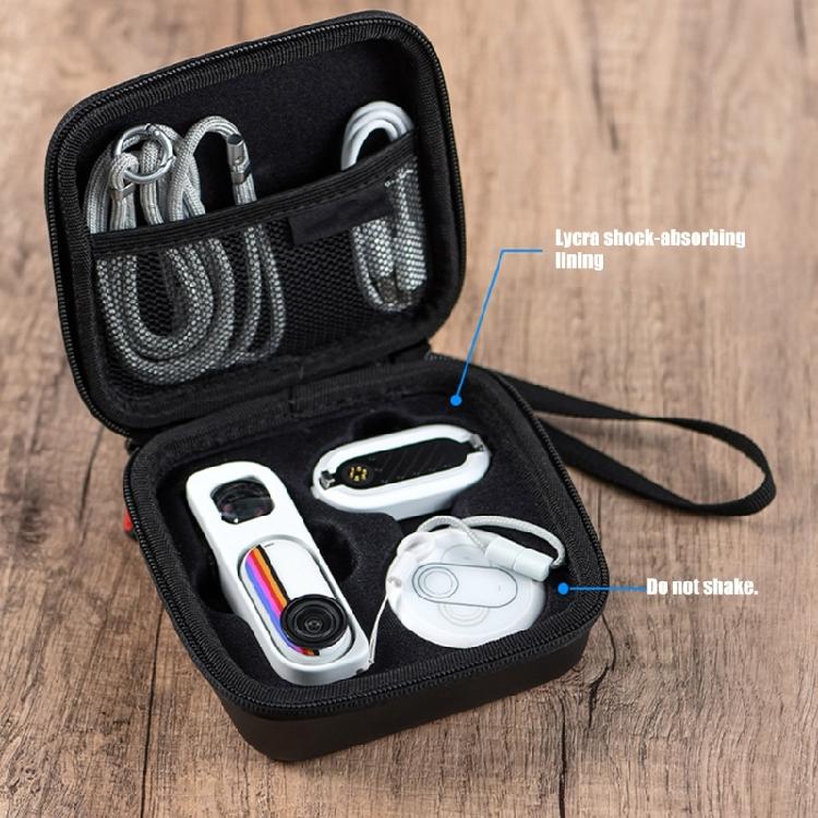 Stylish Retro Protective Cover For GO 3S Camera Shell Bag Equipped With Handle Strap And Metal Carabiner for Travel