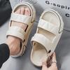Fashion Men's Shoe Outdoor Platform Walk Around Home House Indoor Male Slipper Summer Sale Trend 2025 Pvc Comfortable Low Price Slides