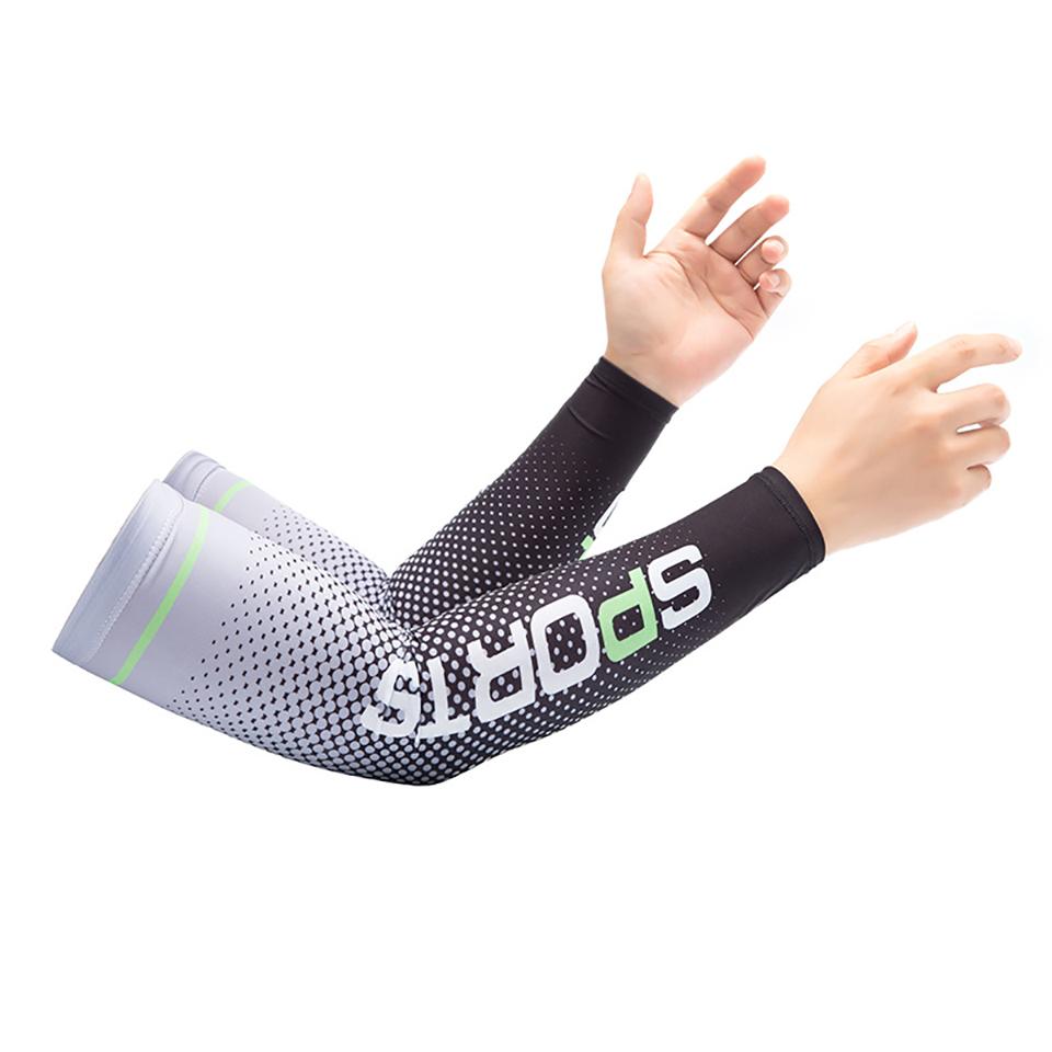 Loogdeel Sports Long Gloves Cycling Fishing Hand Protector UV Protection Arm Guard for Women Men Bike Ice Silk Cool Arm Sleeves