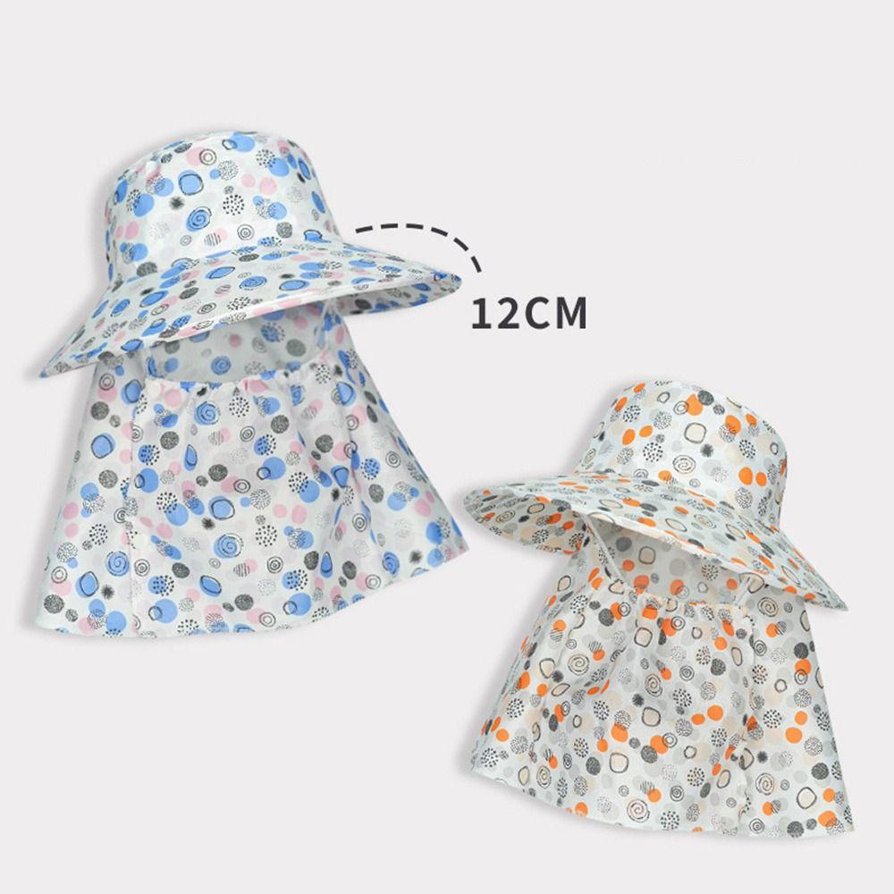 Fashion Sunshade Fisherman Hat Breathable Adjustable Wide Brim Hat Full Wrap UV Protection Tea Picking Cap Summer Outdoor