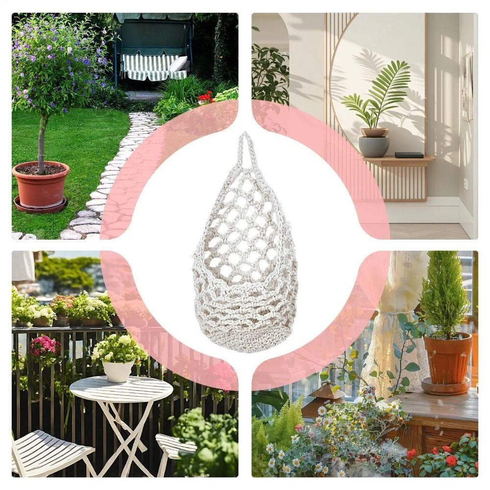 Eco-Friendly Kitchen Storage Organizer Bohemian Style Hanging Vegetable Basket  Home Storage