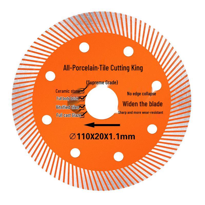 Ultra-Thin All-Porcelain Tile Cutting Disc - No-Chip Ceramic & Marble Saw Blade for Angle Grinders