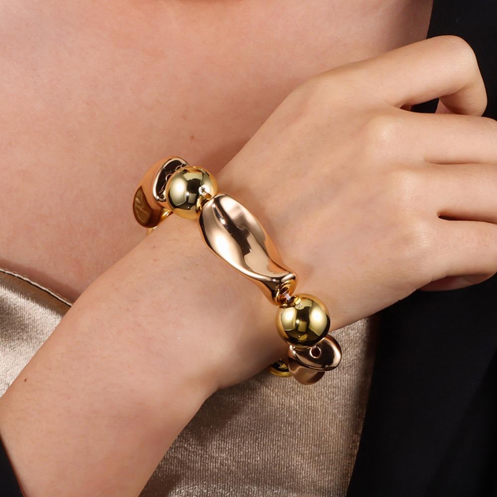 Exaggerated Bracelet Bracelet Elastic Gold Bracelet