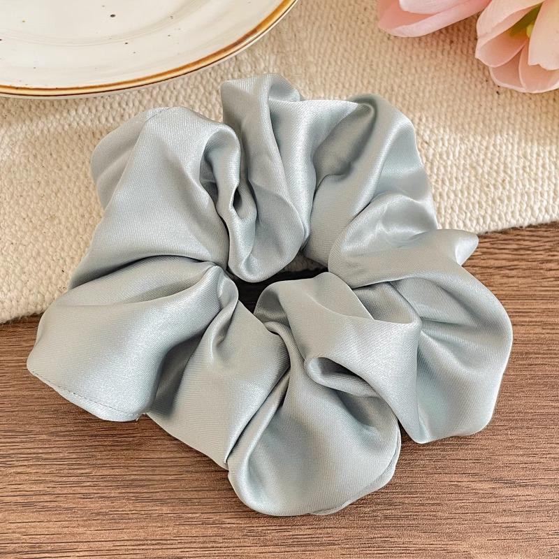 Korean Style Spring/Summer Floral Intestine Hair Scrunchie for Women – Elegant Ponytail Tie and Mori Girl Accessory.
