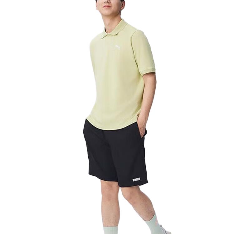 New PUMA ESSPIQUE SS25 Polo Shirt Men's Pistachio Green 690242-37
