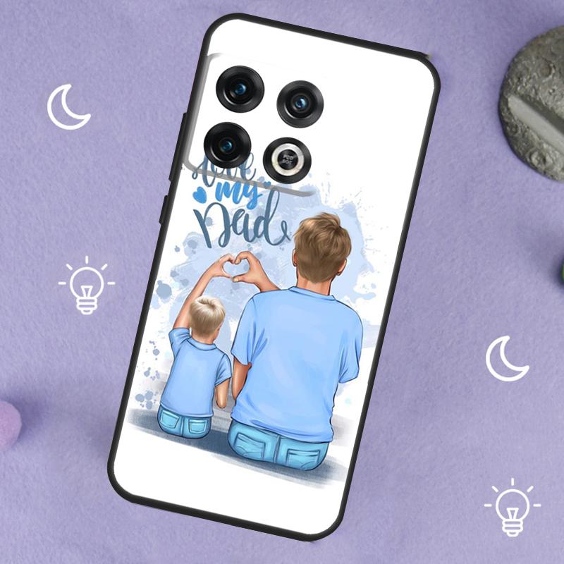 Baby Mom Daughter Girl Son Dad Case For OnePlus 13R 12R 10R 13T 15 13 12 11 8T 10T Nord CE 4 3 2 Lite N20 N30 Nord 5 Cover