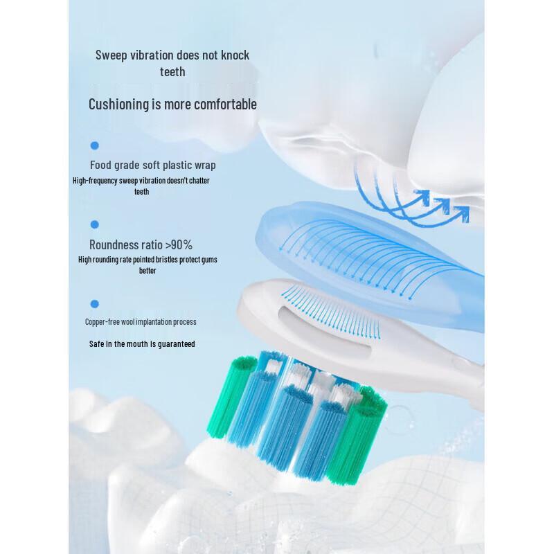 Midea YM502 Sweep-Vibration Electric Toothbrush CN plug (adapter included)