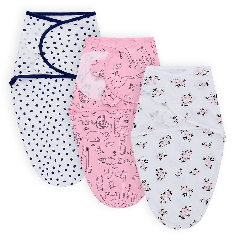 3er-Pack Wickeltücher aus 100 % Baumwolle für Babys, 0–6 Monate, Wickeltuch für Neugeborene