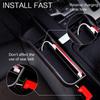 Leather Car Cup Holder Seat Side Pockets Storage Holder Auto Seat Gap Crevice Storage Organizer Box Auto Interior Accessories