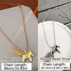 1PC Sturdy Simple Pony Tassel Necklace Gift Alloy Trendy Daily Personalized Durable Creating Electroplated Unique