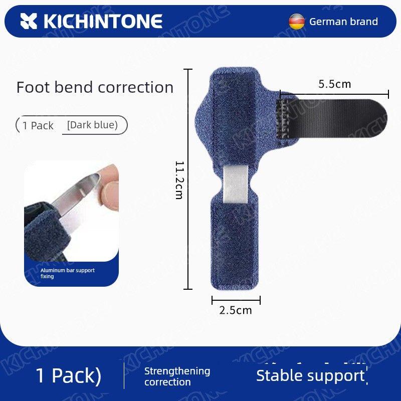 

Japanese Toe Curved Bow Overlap Brace Dark Blue [1 Pack] One size